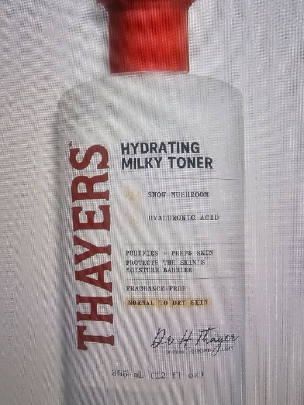 Thayers Hydrating Milky Toner - Brand New Full Size